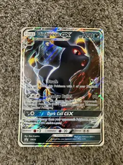 Pokemon Umbreon GX Jumbo SM36 Black Star Promo – NM – Oversized Card - Image 1