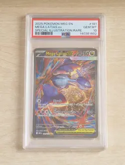 PSA 10 - Mega Latias ex 181/132 Pokemon Card - GEM MINT - Image 1