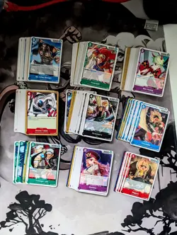 One Piece OP01 Romance Dawn & OP02 Paramount War bulk, ~240 cards, NO Rares/SRs - Image 1