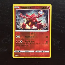 Volcanion 026/159 Pokemon Crown Zenith Sword & Shield Reverse Holo Rare Card NM - Image 1
