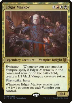 Edgar Markov (Commander 2017) - Oversize Card (Foil) - Image 1