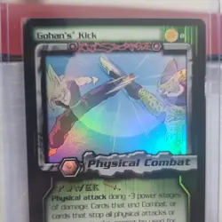 Dragon Ball Z TCG Gohan's Kick Physical Combat Holo Card 8 - Image 1