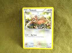 Pokemon Trading Card - Furious Fists: Slakoth 81/111 - Image 1