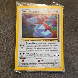 Cool Porygon Wotc Promo Holo Rare 15/53 50 HP English Wizards Pokemon Card 2000 - Image 1