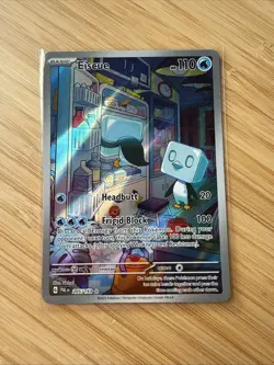 Pokemon TCG Eiscue Paldea Evolved Illustration Rare Card 205/193 NM Condition - Image 1