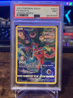 Deoxys GG12/GG70 - Crown Zenith - Graded PSA 9 MINT Pokemon Card - Image 1