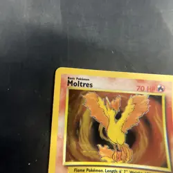 1999 Pokemon Fossil Moltres Holo 12/62 Rare Vintage TCG Card - Image 4