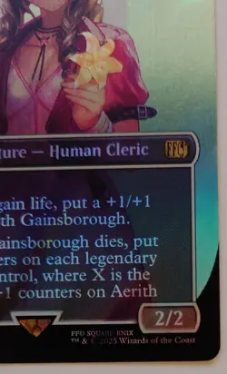 Aerith Gainsborough (Borderless) (Surge Foil) Final Fantasy Foil MTG - Image 3