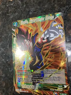 Vegito Super Warrior Reborn P-065 PR GOLD STAMP Dragon Ball Super Card Game | NM - Image 5