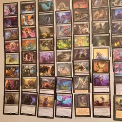 Deck of Magic Commander Cards =***Little Toxic RATS*** Tribal Mono Black - Image 3