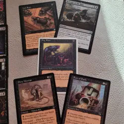 Deck of Magic Commander Cards =***Little Toxic RATS*** Tribal Mono Black - Image 4