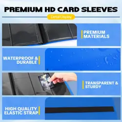 Trading Card Binder,9 Pocket 20 Pages 360 Cards,Collector Album,Card Folder f... - Image 5