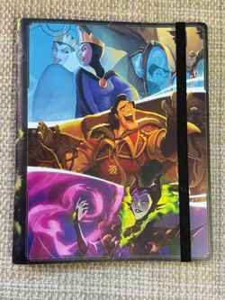 Disney Lorcana Villians 9 Pocket Binder Portfolio Costco Promo Holds 252 Cards - Image 1