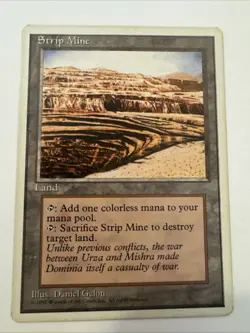 Strip Mine -- MTG (SP Quality) - Fourth Edition - Image 1