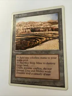 Strip Mine -- MTG (SP Quality) - Fourth Edition - Image 3