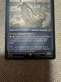 Evie Frye - Foil Etched Assassin's Creed MTG Magic The Gathering - Image 4