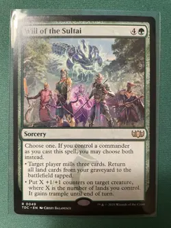 2025 Will of the Sultai, Magic the Gathering Tarkir: Dragonstorm MTG NM - Image 1