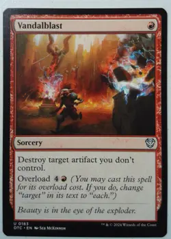 Vandalblast *Uncommon* Magic MtG x1 OTC Commander Outlaws - Image 1