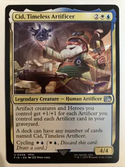 Cid, Timeless Artificer (0408) Final Fantasy Regular MTG - Image 1