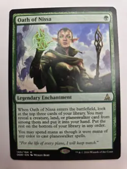 MTG - Oath of Nissa x3 - 140 - Oath of the Gatewatch (OGW) - (2x NM + 1x LP) - Image 1