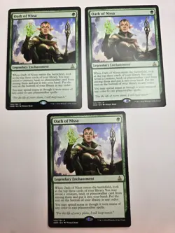 MTG - Oath of Nissa x3 - 140 - Oath of the Gatewatch (OGW) - (2x NM + 1x LP) - Image 2