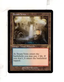 MTG SkeenAB Steam Vents RETRO FRAME from RVR. NM. - Image 1