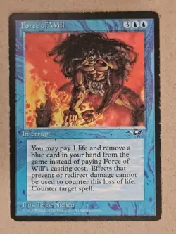 Force of Will - Alliances - Moderately Played | MTG - Image 1