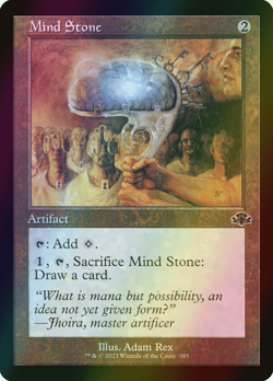 MTG Mind Stone Foil ** Dominaria Remastered ** English (NM) - Image 1