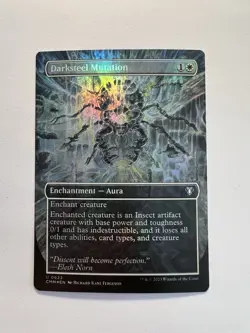 Darksteel Mutation - FOIL BORDERLESS - MTG Commander Masters - NM - Image 1