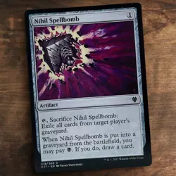 Nihil Spellbomb - Commander 2017 - Magic The Gathering - Common - Near Mint - Image 1