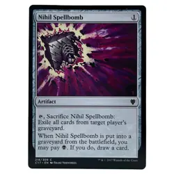 Nihil Spellbomb - Commander 2017 - Magic The Gathering - Common - Near Mint - Image 2