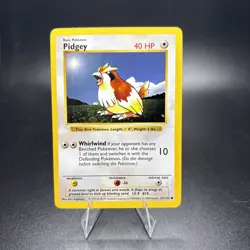 1999 Pokemon TCG Pidgey 57/102 Shadowless Base Set WOTC Non-Holo Common NM/LP -j - Image 1