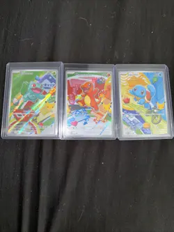 Pokemon TCG First Partner Illustration Collection Series 1 Kanto GEN 1 Starters - Image 1