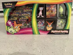 Pokemon TCG: Mythical Squishy Premium Collection Box – Mew, Celebi, Victini-New - Image 2