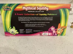 Pokemon TCG: Mythical Squishy Premium Collection Box – Mew, Celebi, Victini-New - Image 5