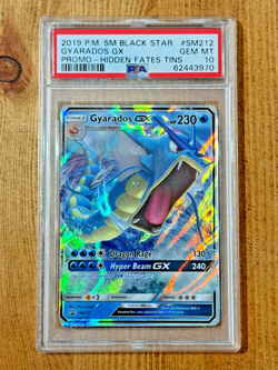 Pokemon TCG Gyarados GX Hidden Fates Promo SM212 - Image 1