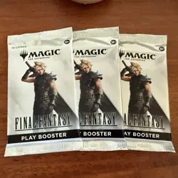 3 Packs - Final Fantasy Play Boosters Magic the Gathering mtg - Image 1