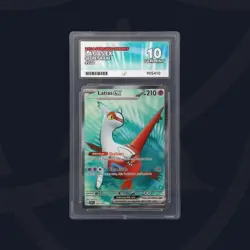 Pokemon TCG Latias EX 220/191 Surging Sparks Secret Rare Grade Ace 10 Gem Mint - Image 1