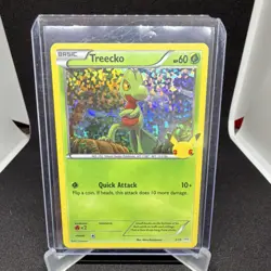 Pokemon TCG McDonald's 25th Anniversary Treecko Holo Promo 3/25 2021 - Image 1