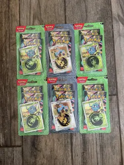 Pokemon TCG Ascended Heroes 2-Pack Blister Erika and Larry -NEW/SEALED Lot Of 6 - Image 1
