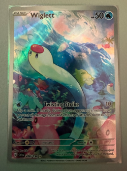 Wiglett - 206/198 - Pokemon Scarlet Violet Base Illustration Rare NM - Image 1
