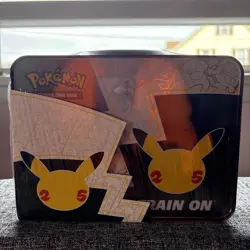 Pokemon TCG Celebrations 25th Anniversary Collector Chest Lunchbox Tin Sealed - Image 2