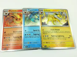 Pokemon Flareon 167 Vaporeon 168 Jolteon 169 Promo SVP English NM - Image 1