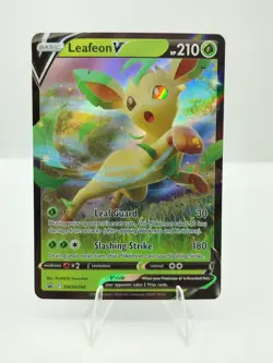 Pokemon Leafeon V Blac Star Promo SWSH194 Sword & Shield English NM - Image 1