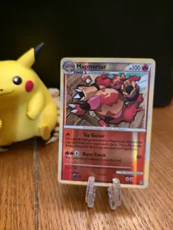 Magmortar - 27/102 - Rare - Reverse Holo NM-Mint Pokemon HGSS -Triumphant - Image 1