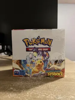 Pokemon Surging Sparks Booster Box Factory Sealed 36 Packs - Image 1