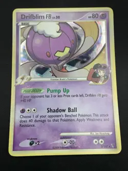 Pokemon TCG - Drifblim FB 3/147 - Holo Rare! Supreme Victors - Image 1
