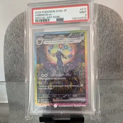 Pokemon Umbreon ex SV8a Terastal Fest Ex 217/187 Special Art Rare Holo PSA 9 JP - Image 1