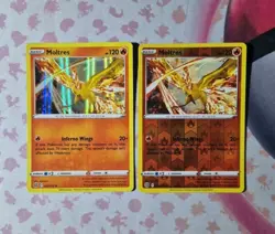 Pokemon Moltres Brilliant Stars Holo Rare & Reverse Holo Bundle 021/172 - Image 1