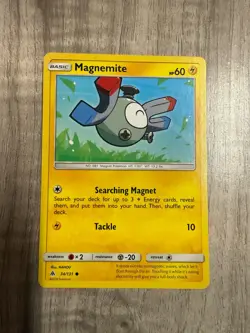 Pokemon Magnemite 34/131 Sm-Forbidden Light Regular Gem Mint - Image 1